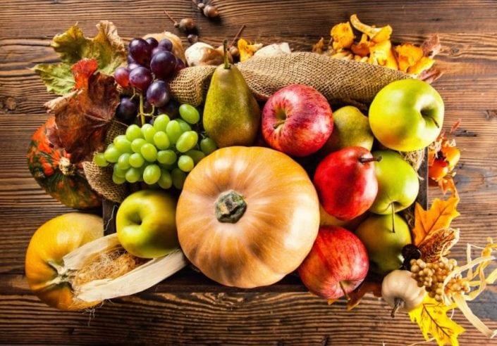 alimentos de otoño alimentos de otoño